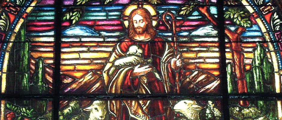 Stained Glass Window inside the church